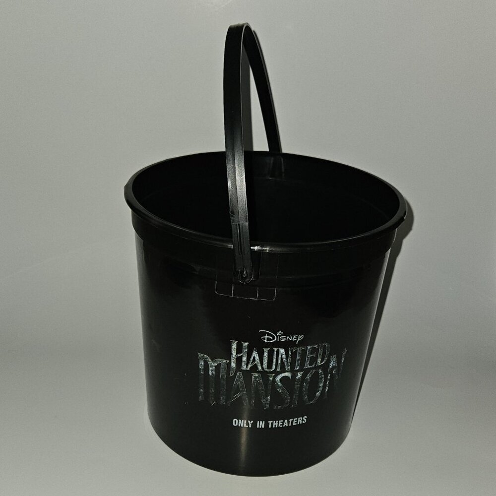 Disney Haunted Mansion Movie Plastic Popcorn Candy Bucket Pail Trick Or Treat